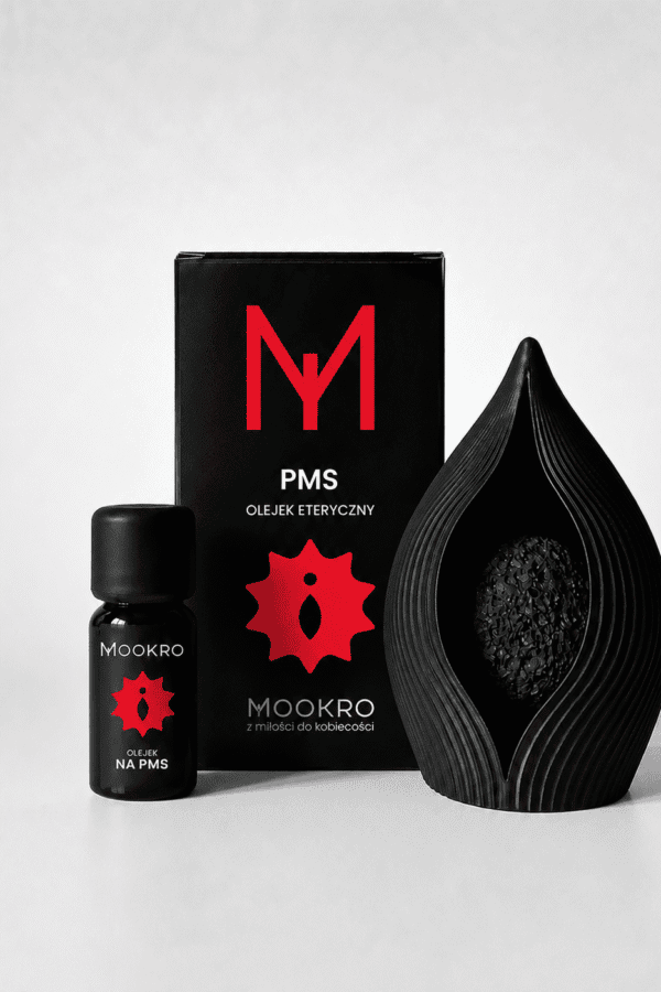 Olejek na PMS i Dyfuzor Lava